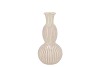 SUZE WHITE VASE CURVES 13X13X26CM