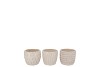 PARIS OFFWHITE POT STRUCTURE ASS 12X12X10CM