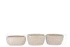 PARIS OFFWHITE POT OVAL ASS 24X13X11CM