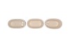 PARIS OFFWHITE POT OVAL ASS 24X13X11CM