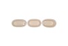 PARIS OFFWHITE POT OVAL ASS 21X12X10CM