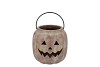 CONCRETE GOLDEN CANDLE H PUMPKIN 15X15X14CM