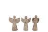 CONCRETE GOLDEN ANGELS WINGS ASS 11X8X20CM