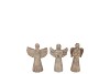 CONCRETE GOLDEN ANGELS WINGS ASS 9X6X16CM