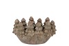 CONCRETE GOLDEN POT XMAS TREES OVAL 27X15X13CM