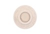 CONCRETE WHITE CANDLE HOLDER ROUND 15X15X6CM