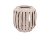 CONCRETE WHITE CANDLE HOLDER LONG 21X21X21CM