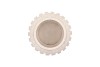 CONCRETE WHITE CANDLE HOLDER LONG 21X21X21CM