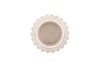 CONCRETE WHITE CANDLE HOLDER LONG 16X16X16CM