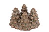 CONCRETE GOLDEN POT XMAS TREE 20X21X14CM