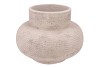 CONCRETE WHITE VASE NECK 37X37X28CM