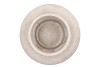 CONCRETE WHITE VASE NECK 37X37X28CM