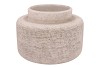 CONCRETE WHITE VASE 39X39X28CM