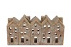 CONCRETE GOLDEN HOUSE DECO 28X8X14CM