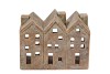 CONCRETE GOLDEN HOUSE DECO 18X8X14CM