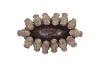 CONCRETE GOLDEN POT BIRDS OVAL 31X19X15CM