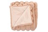 MONTANA STRIPE SAND PLAID FUR LOOK 140X180CM