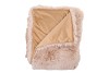 MONTANA FAUX SAND PLAID FUR 140X180CM