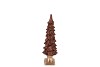 SIA BROWN XMAS TREE 8X8X24CM