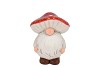 WONDERLAND RED GNOME MUSHROOM  HAT 11X10X14CM