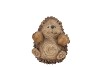 WONDERLAND NATURAL HEDGEHOG SITTING 7X7X8CM