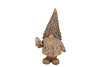 WONDERLAND NATURAL XMAS SANTA  15X10X26CM