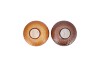 MARLY AMBER BROWN VASE NECK ASS 14X14X20CM