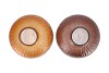 MARLY AMBER BROWN VASE NECK ASS 21X21X28CM