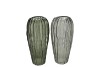 MARLY GREEN VASE STRUCTURE LONG ASS 13X13X28CM