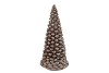 XAVI BROWN XMAS TREE 17X17X37CM