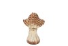 WONDERLAND BROWN MUSHROOM 8X8X11CM