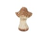 WONDERLAND BROWN MUSHROOM 11X11X15CM