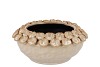 NANCY BEIGE POT FLOWER 29X29X13CM