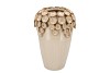 NANCY BEIGE VASE LONG FLOWER 22X22X33CM
