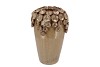 NANCY SAND VASE LONG FLOWER 22X22X33CM