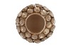 NANCY SAND VASE LONG FLOWER 22X22X33CM