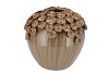 NANCY SAND VASE FLOWER 27X27X26M