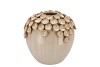 NANCY BEIGE VASE FLOWER 21X21X22CM
