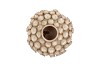NANCY BEIGE VASE FLOWER 21X21X22CM