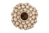 NANCY BEIGE VASE FLOWER 27X27X26M
