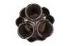 MERLIN GREEN VASE TUBES 17X38CM