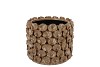 NANCY SAND POT ROUND FLOWER 14X14X12CM
