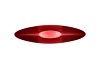 MELAMINE LISA RED BOAT OVAL 39X12X13CM