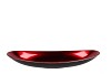 MELAMINE LISA RED POT OVAL 50X22X8CM