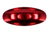 MELAMINE LISA RED POT OVAL 50X22X8CM