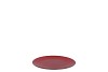 MELAMINE LISA RED PLATE ROUND 18X18X2CM