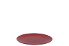 MELAMINE LISA RED PLATE ROUND 22X22X2CM