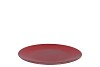 MELAMINE LISA RED PLATE ROUND 28X28X2CM
