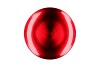 MELAMINE LISA RED PLATE ROUND 33X33X2CM