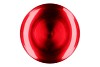 MELAMINE LISA RED PLATE ROUND 40X40X2CM